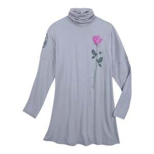 Disney womens large beauty and the beast belle long sleeve tunic